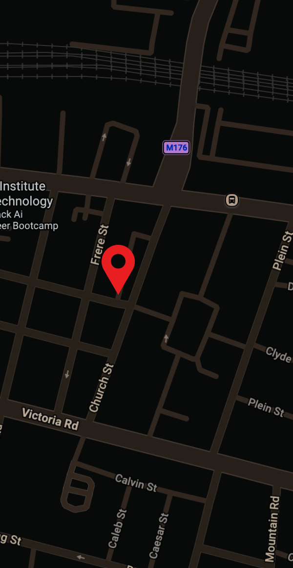 Map showing 03:07 location in Salt River, Cape Town